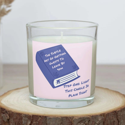 How to Get People to Leave by 9pm Personalised Soy Wax Candle – The Ultimate Funny Gift MKTrends Co