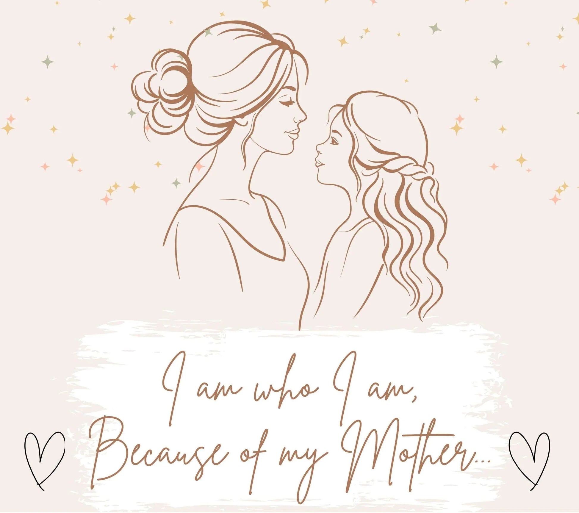 "I Am Who I Am Because of My Mum" Personalised Soy Wax Candle – A Heartfelt Gift for Mum MKTrends Co