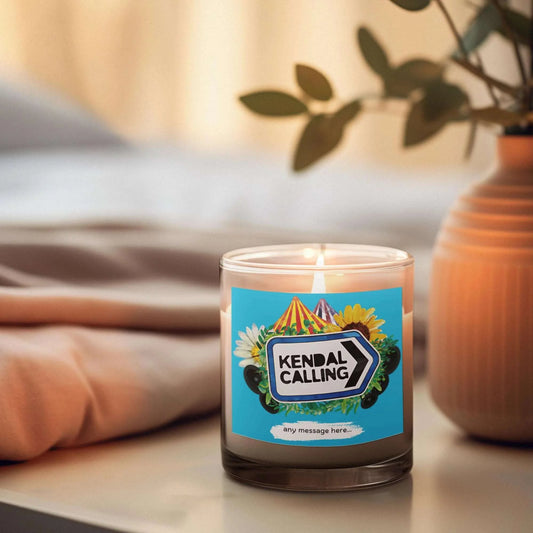 Kendal Calling Festival Personalised Candle MKTrends Co