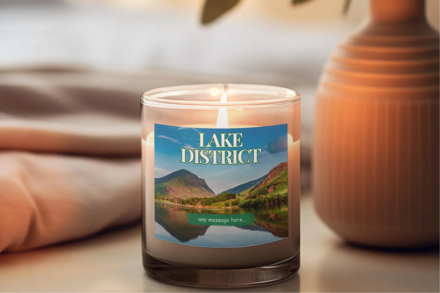 Lake District Personalised Candle MKTrends Co