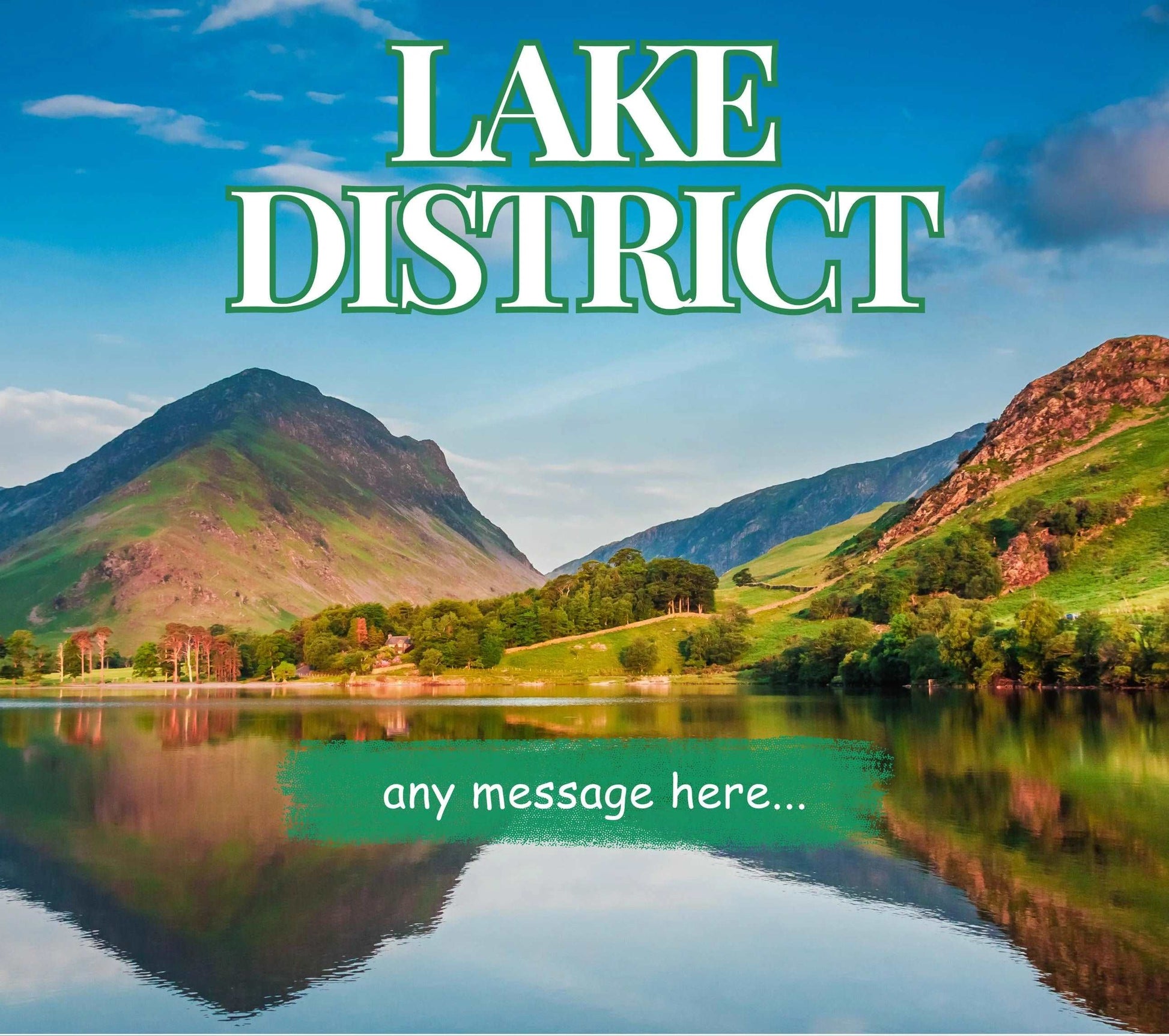 Lake District Personalised Candle MKTrends Co