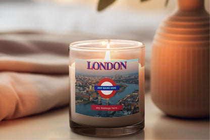 London Personalised Candle MKTrends Co