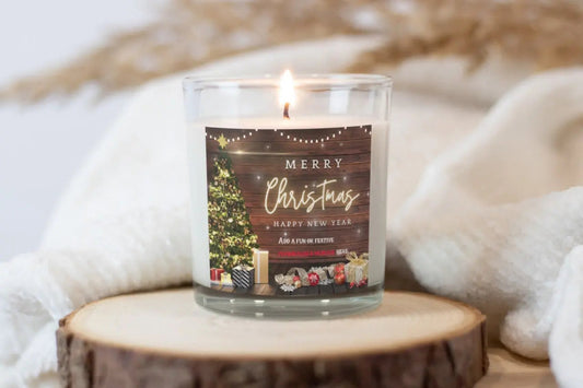 Merry Christmas Custom Candle | Personalised Candle MKTrends Co