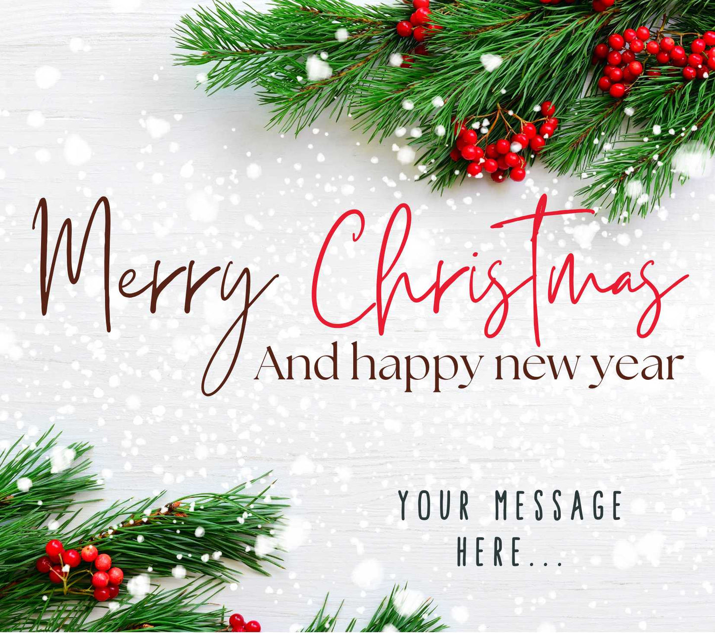 Merry Christmas & Happy New Year | Personalised Candle MKTrends Co