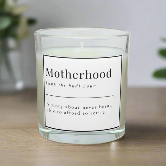 Motherhood Quote Personalised Candle | Gift for Mum MKTrends Co