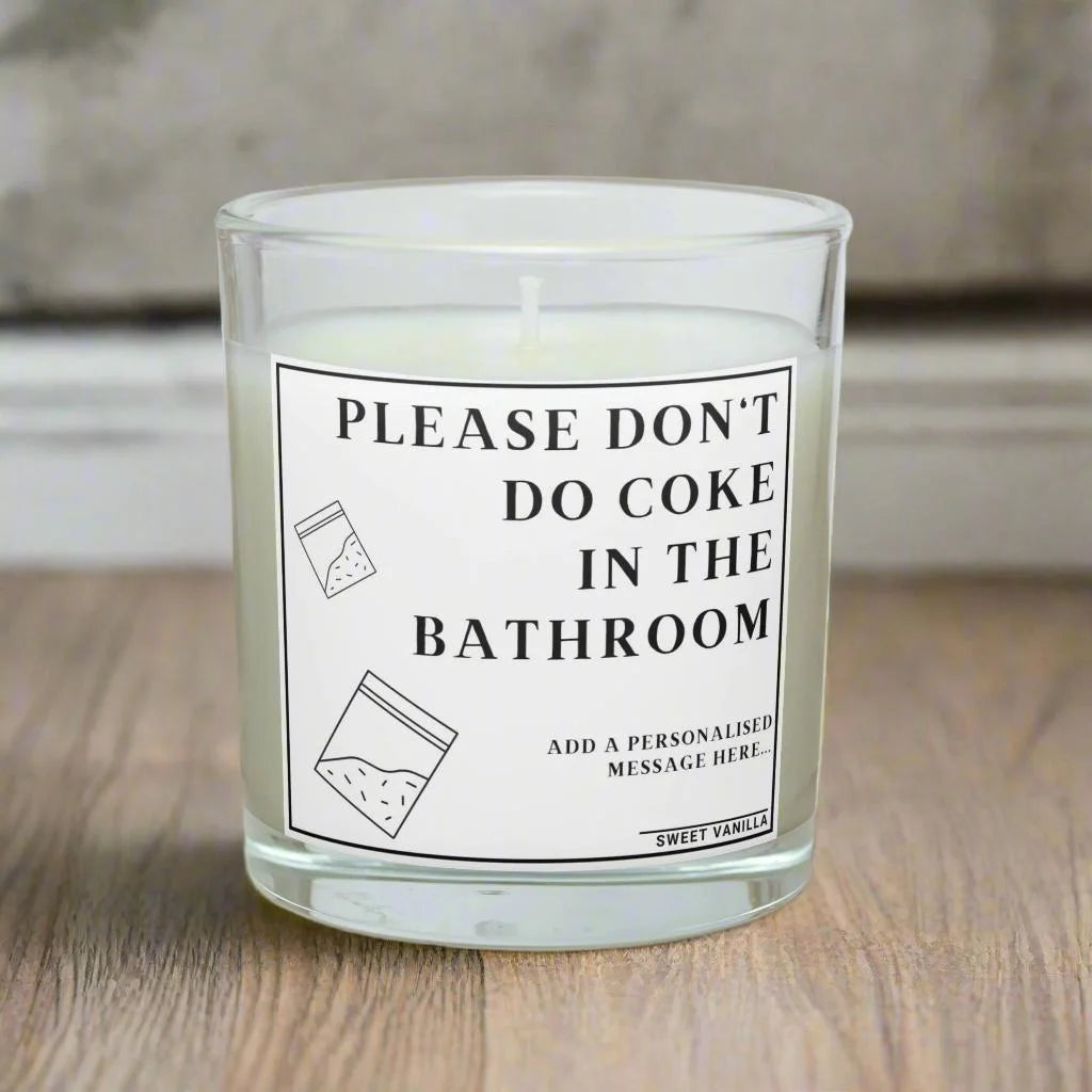 Novelty Cocaine Candle | Funny Candle | Novelty Gift MKTrends Co