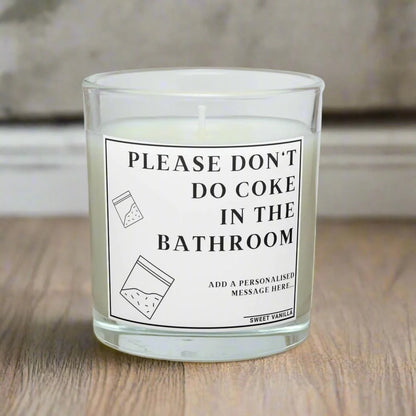 Novelty Cocaine Candle | Funny Candle | Novelty Gift MKTrends Co