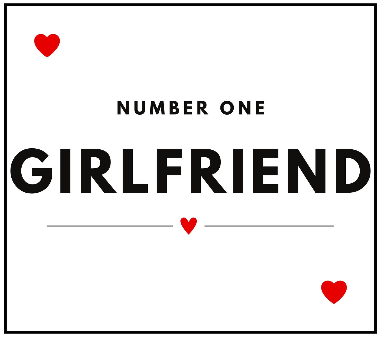 Number 1 Girlfriend Personalised Candle | Girlfriend Message Gift MKTrends Co