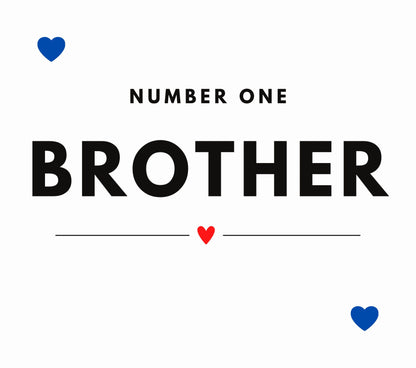 Number One Brother Personalised Candle | Number 1 Brother Gift MKTrends Co