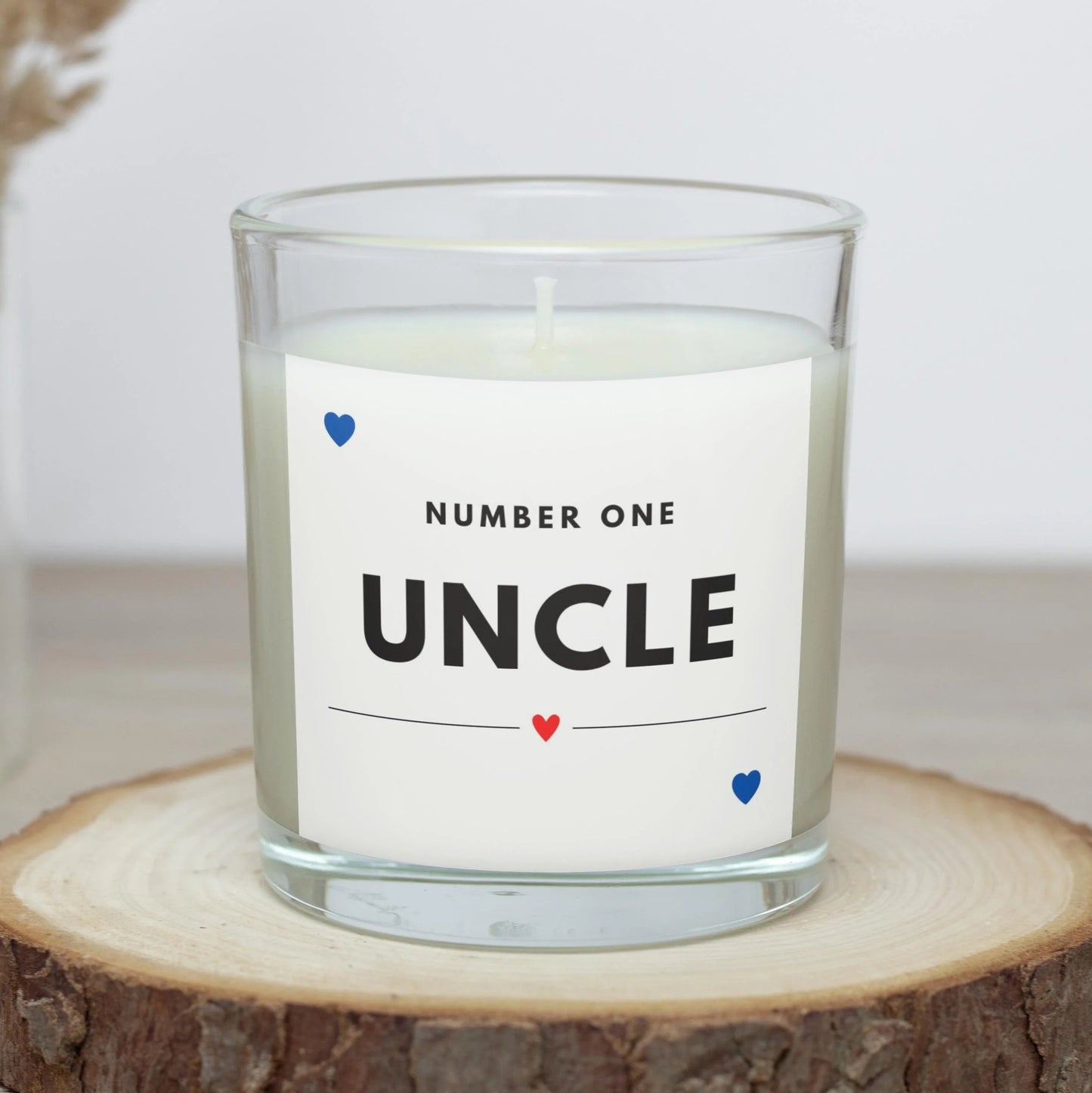 Number One Uncle Personalised Candle | Number 1 Uncle Gift MKTrends Co