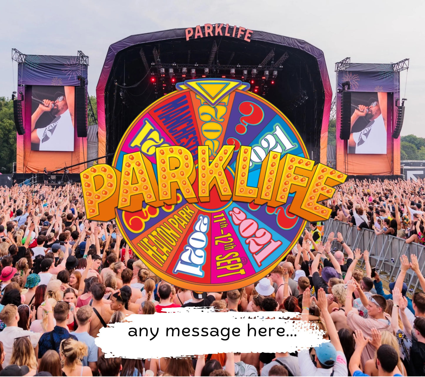 Parklife Festival Personalised Candle MKTrends Co