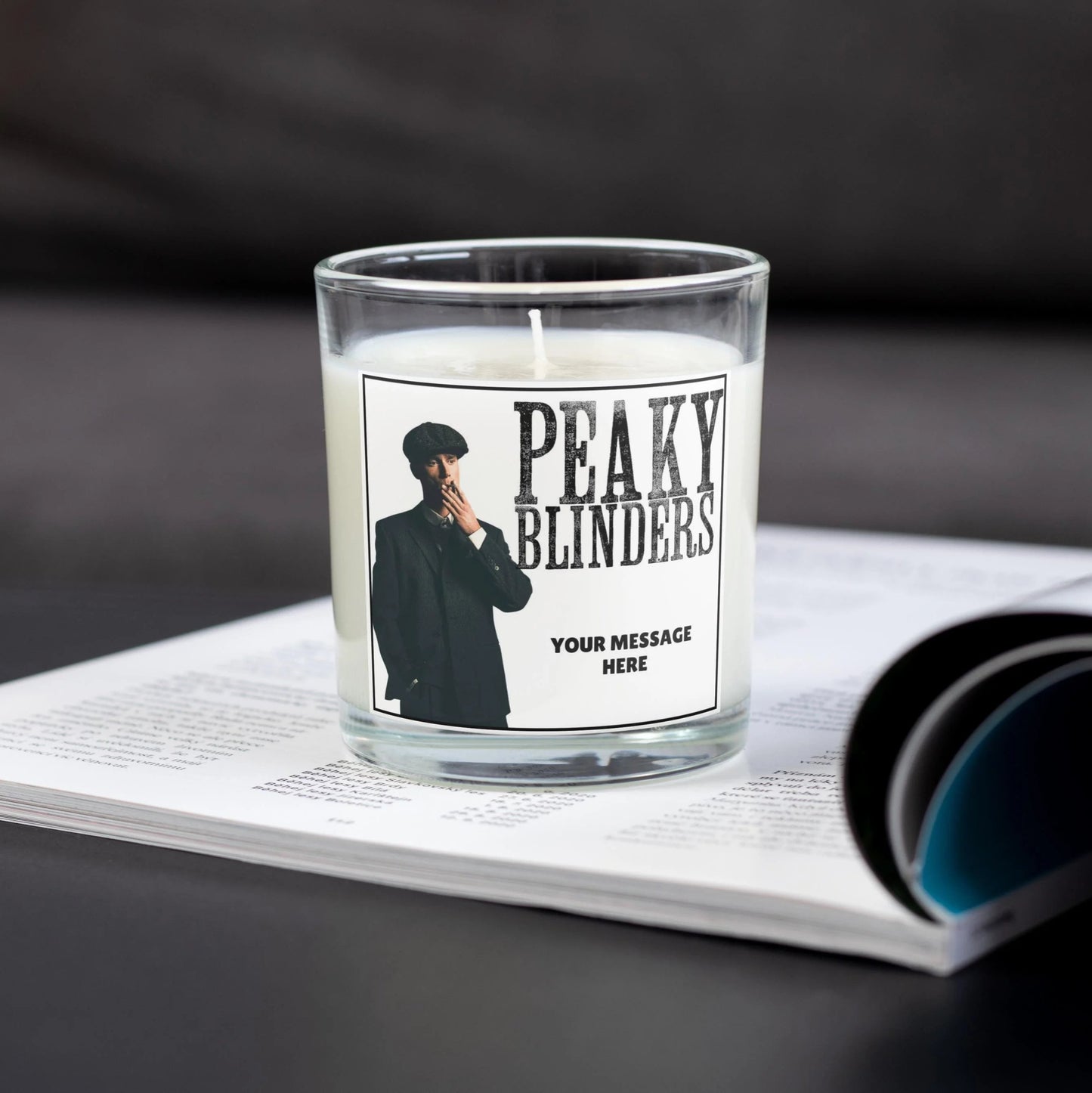 Peaky Blinders Personalised Candle | Tommy Shelby Gift MKTrends Co