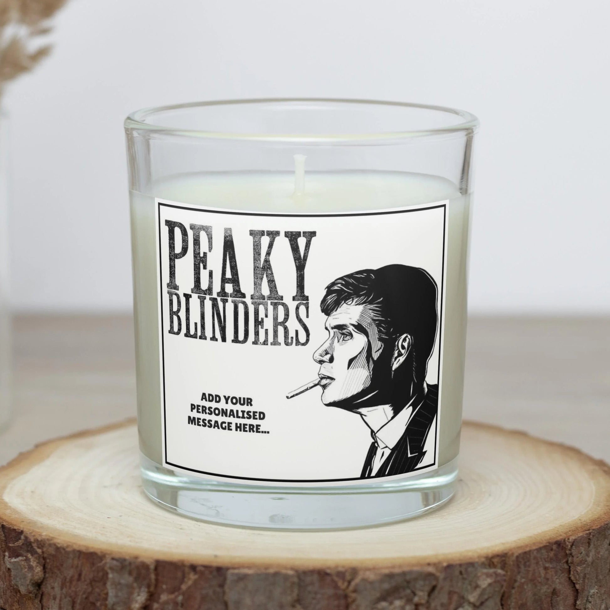 Peaky Blinders Thomas Shelby Icon Personalised Candle MKTrends Co