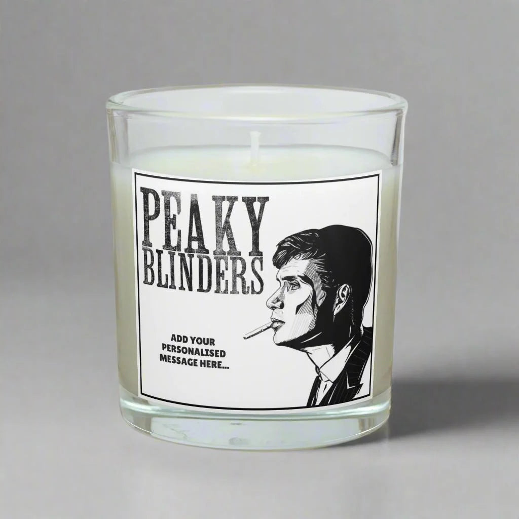 Peaky Blinders Thomas Shelby Icon Personalised Candle MKTrends Co