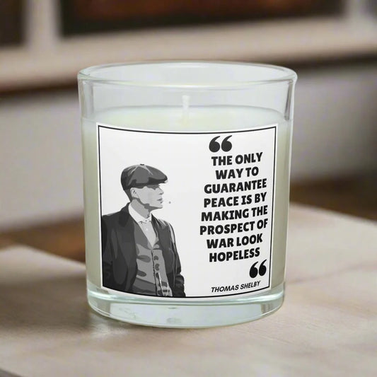 Peaky Blinders Thomas Shelby Quote Personalised Candle MKTrends Co