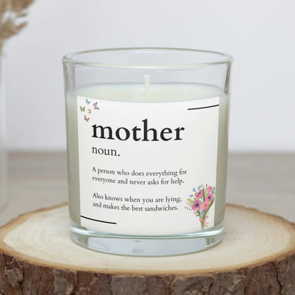 Personalised Mother Noun Candle | Gifts for Mum MKTrends Co