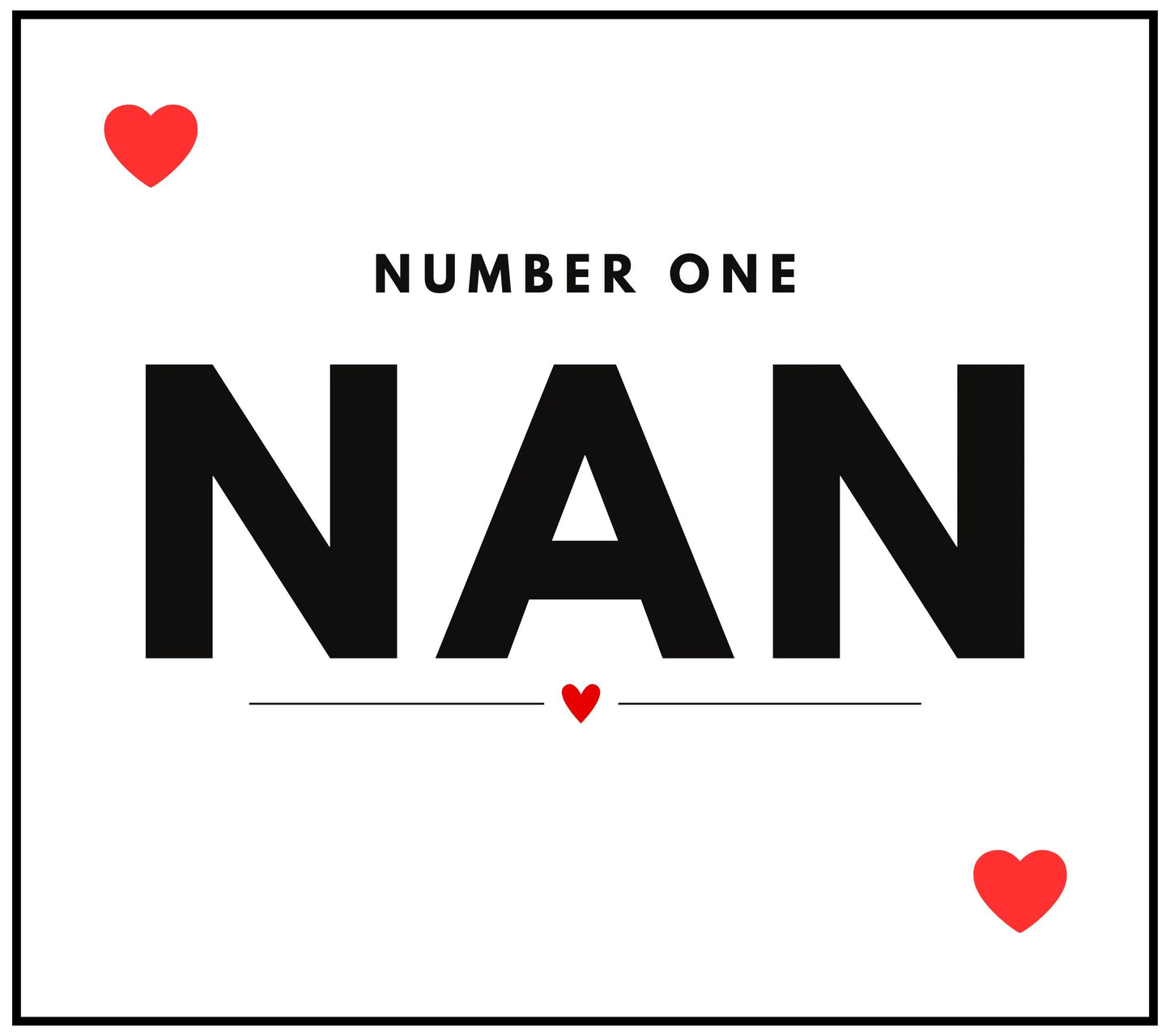 Personalised Number One Nan Candle MKTrends Co