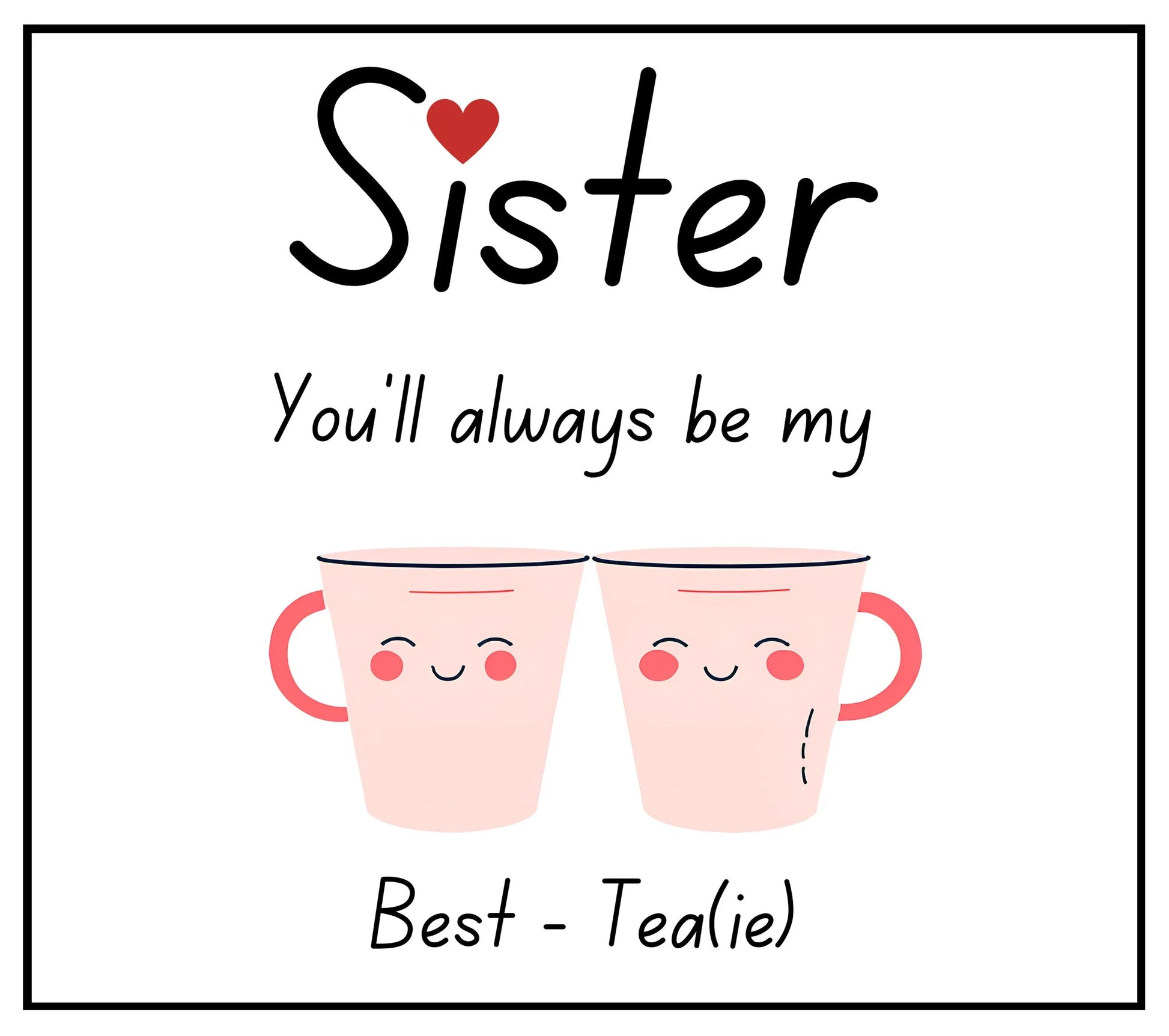 Sister, you'll always be my bestie Personalised Candle | Sister Best Friend Gift MKTrends Co