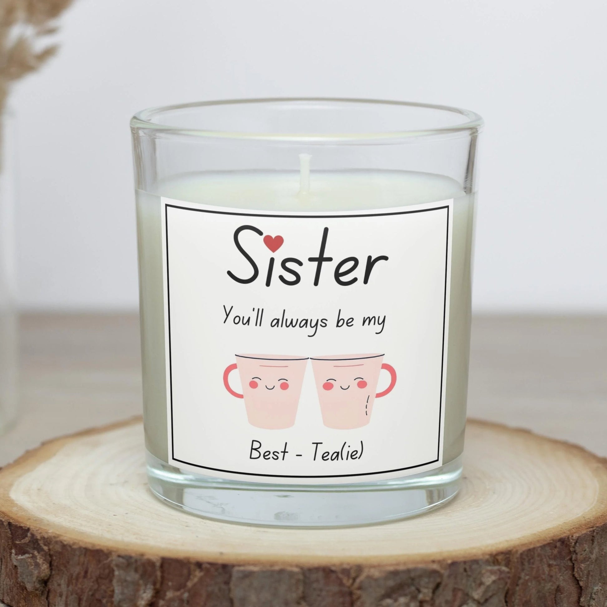 Sister, you'll always be my bestie Personalised Candle | Sister Best Friend Gift MKTrends Co