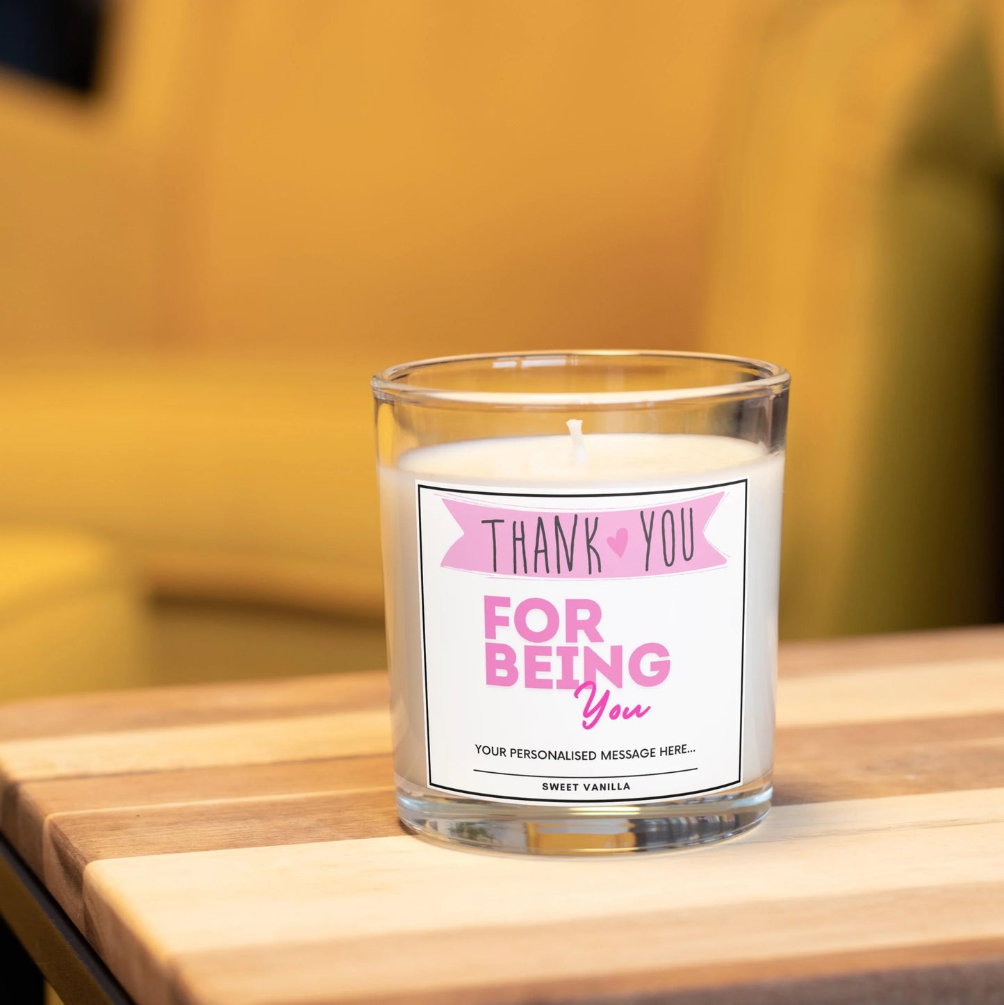 Thank You For Being You Gift for Her | Personalised Thank You Candle MKTrends Co