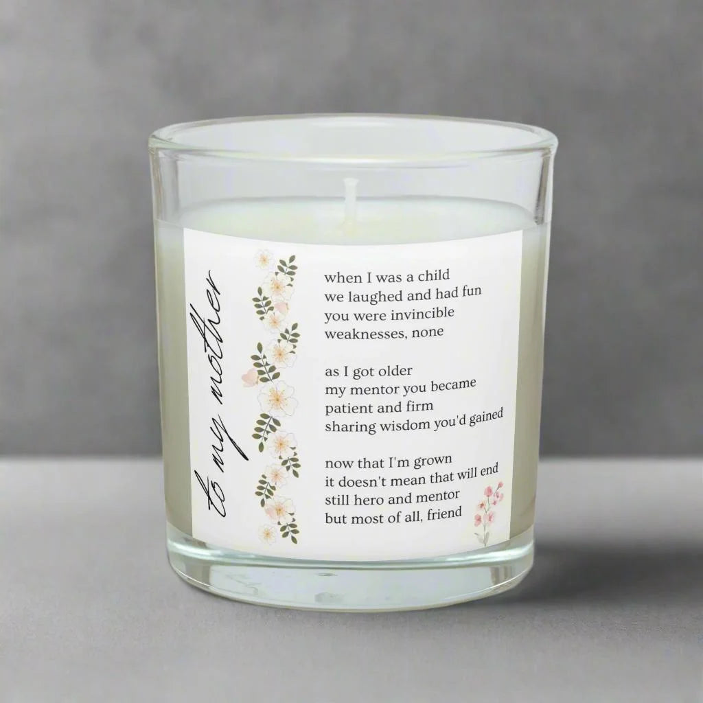 To My Mother Personalised Candle | Mum Message Gift MKTrends Co