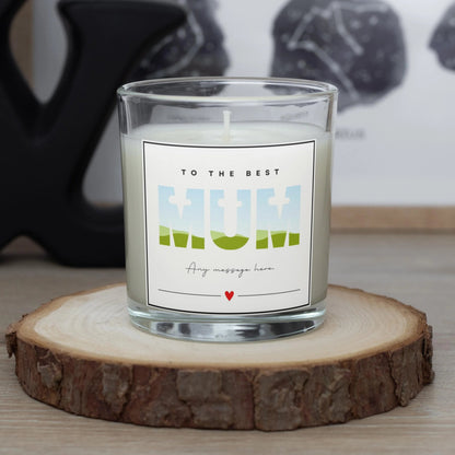 To The Best Mum Photo Gift | Personalised Candle MKTrends Co