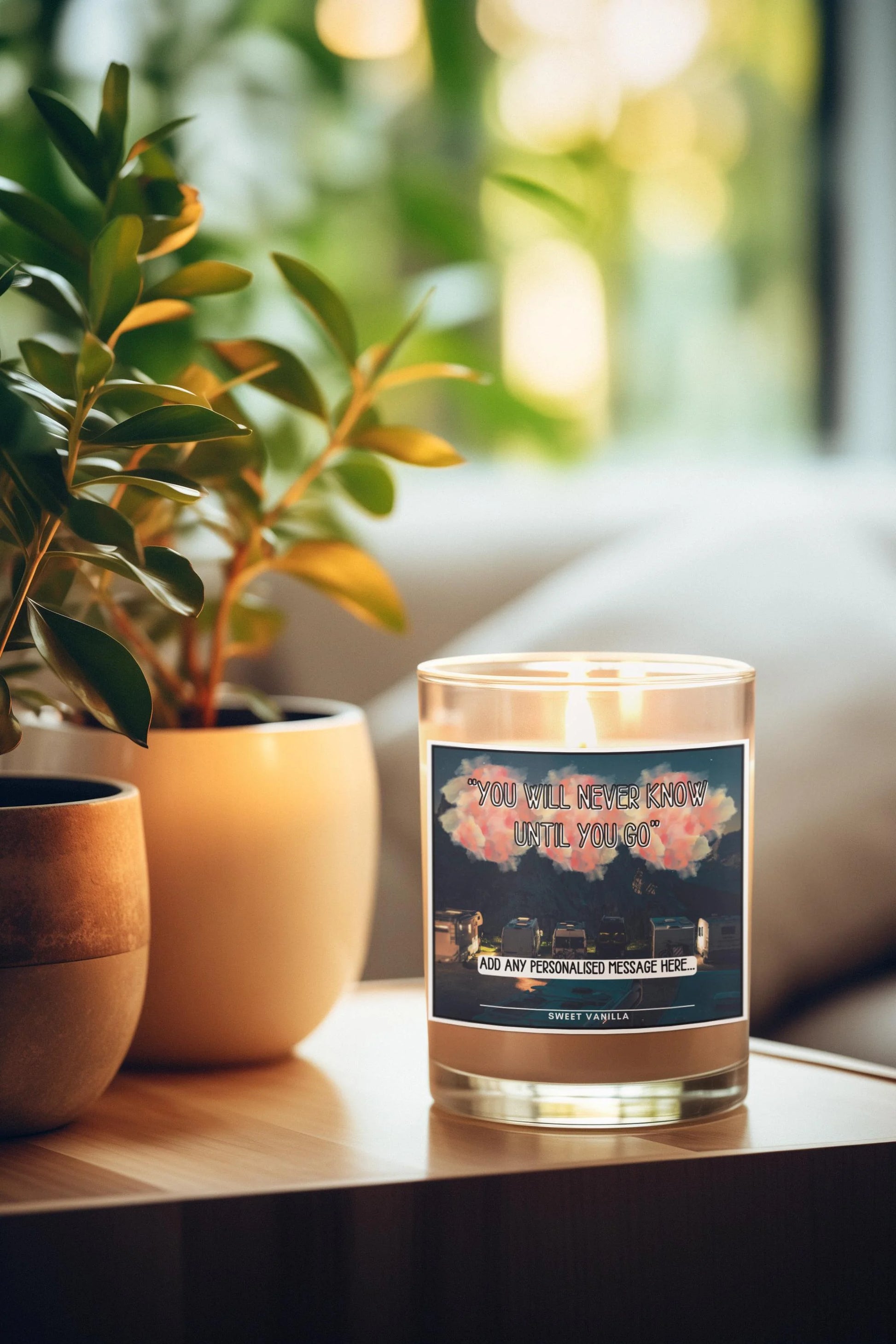 Until You Go Motorhome Personalised Candle | Vanlife Gift MKTrends Co