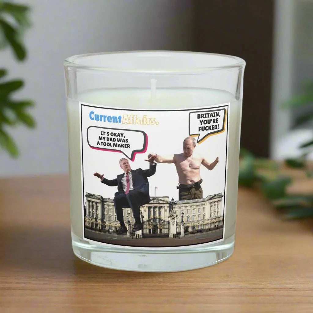 Vladimir Putin - Keir Starmer Funny Personalised Candle MKTrends Co