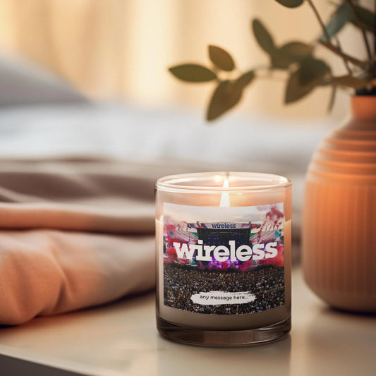 Wireless Festival Personalised Candle MKTrends Co