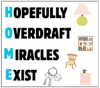 Hopefully Overdraft Miracles Exist funny housewarming candle label