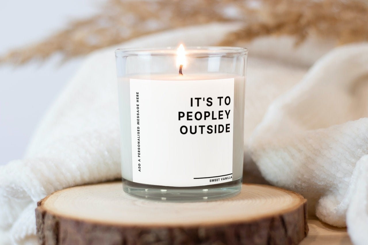 Personalised Novelty People Candle, Funny Candle, Joke Candle, Gifts For Her, Gifts For Him, Besy Friend, Personalised candle, Any Message Etsy