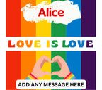 Love is Love Personalised Name Candle | LGBTQ Gifts | Gay Relationship Gift | Gifts for Gay Couple | Pride Gift | Gift for Lesbian Couple Etsy