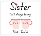 Sister Best Friend Gift Personalised Candle | Sister, you'll always be my Bestie | Gift for Sister | Sister Birthday Gift | Sister Christmas Etsy