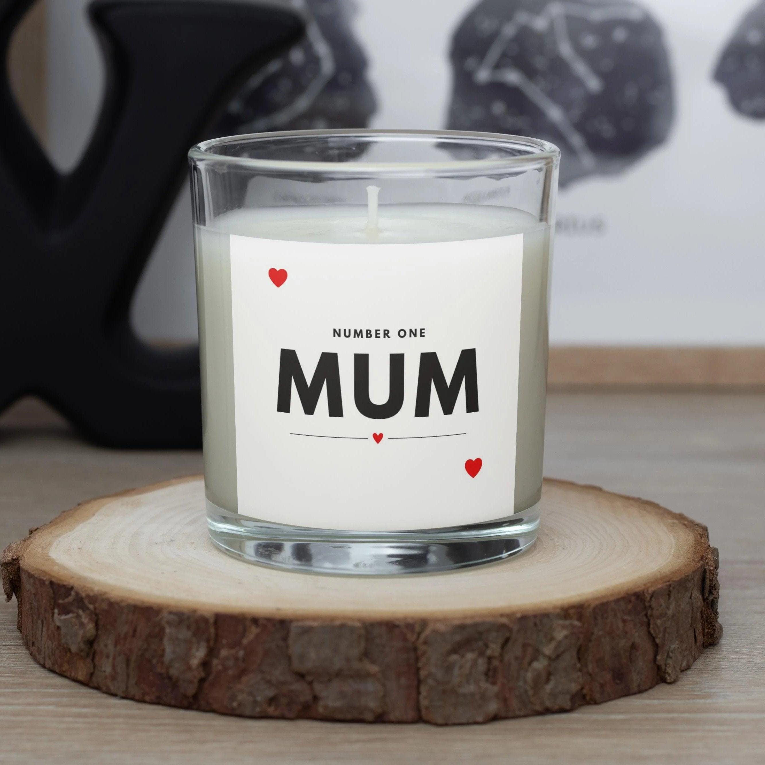 Number One Mum Personalised Candle Gift | No.1 Mum Gift | Mum Birthday Gift | Mum Appreciation Gift | Love you Mum Gift | Best Mum Gift Etsy
