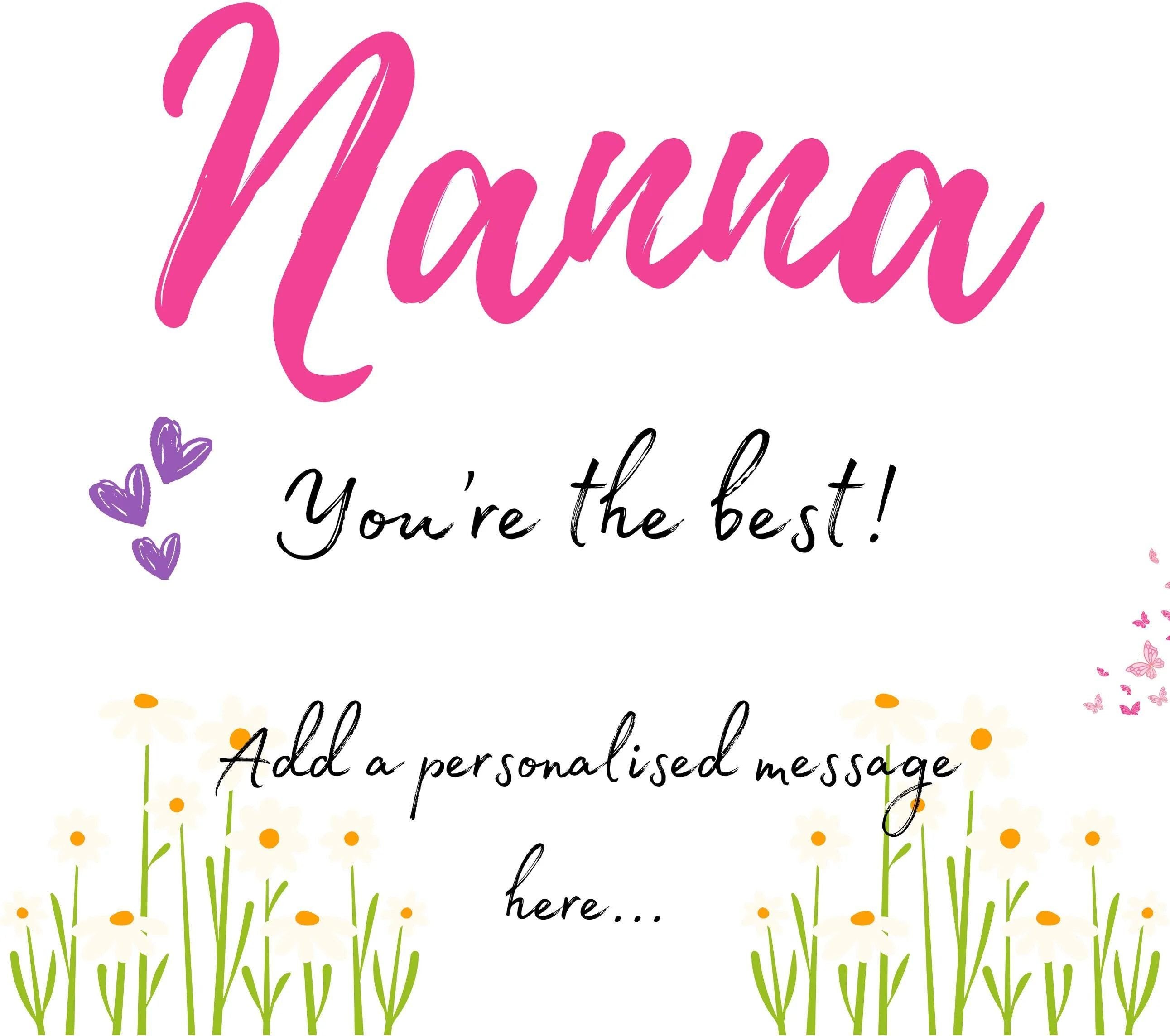 Nanna You're the Best Personalised Candle Gift | The Best Nan Message Candle | Best Grandma Gift | Best Nanna Gift | Christmas | Birthday Etsy