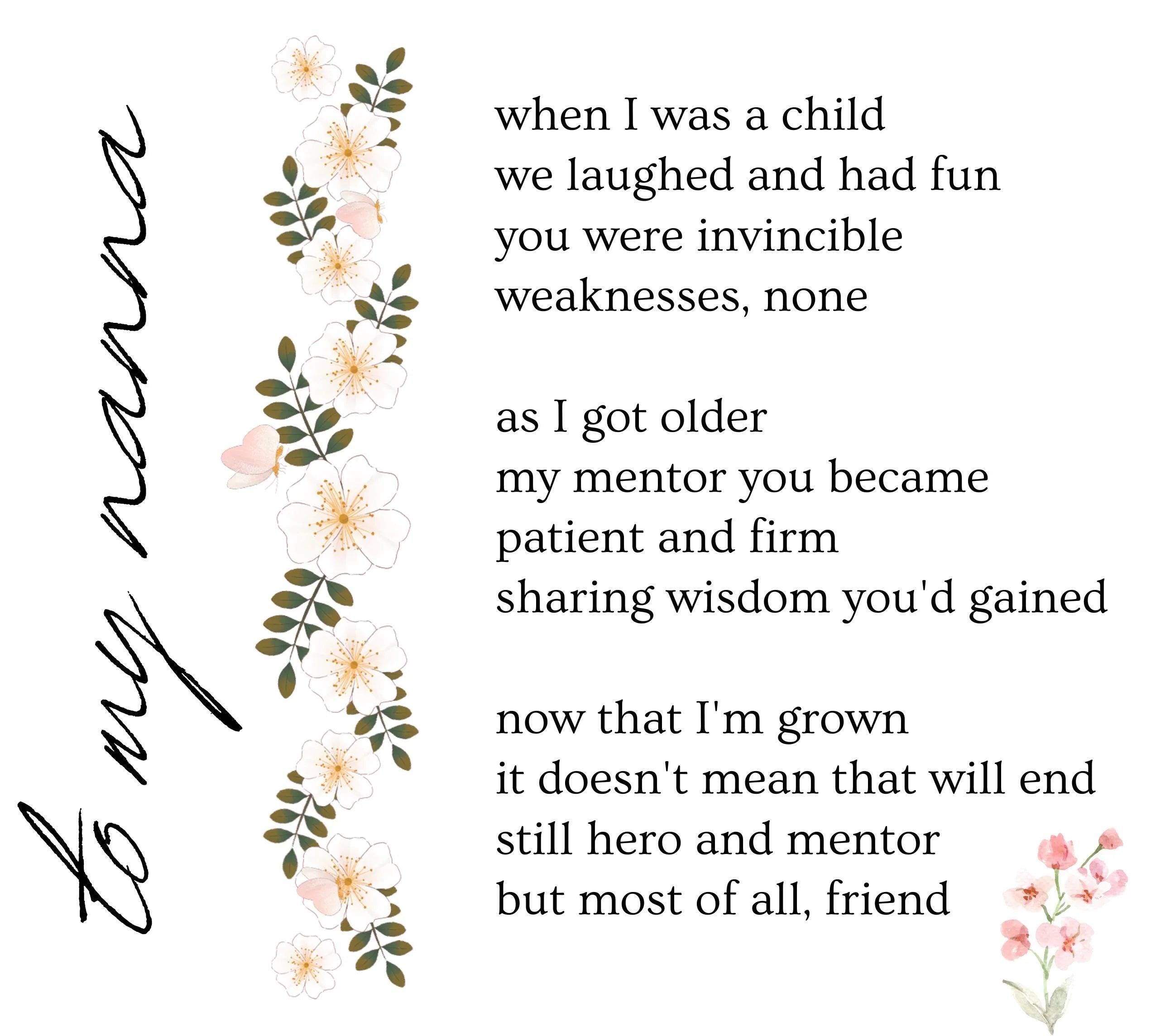 Nanna Poem Quote Personalised Candle | To my Nanna Gift | Thoughtful Gift for Nan | Cute Grandma Gift | Custom Message Poem Candle Gift Etsy