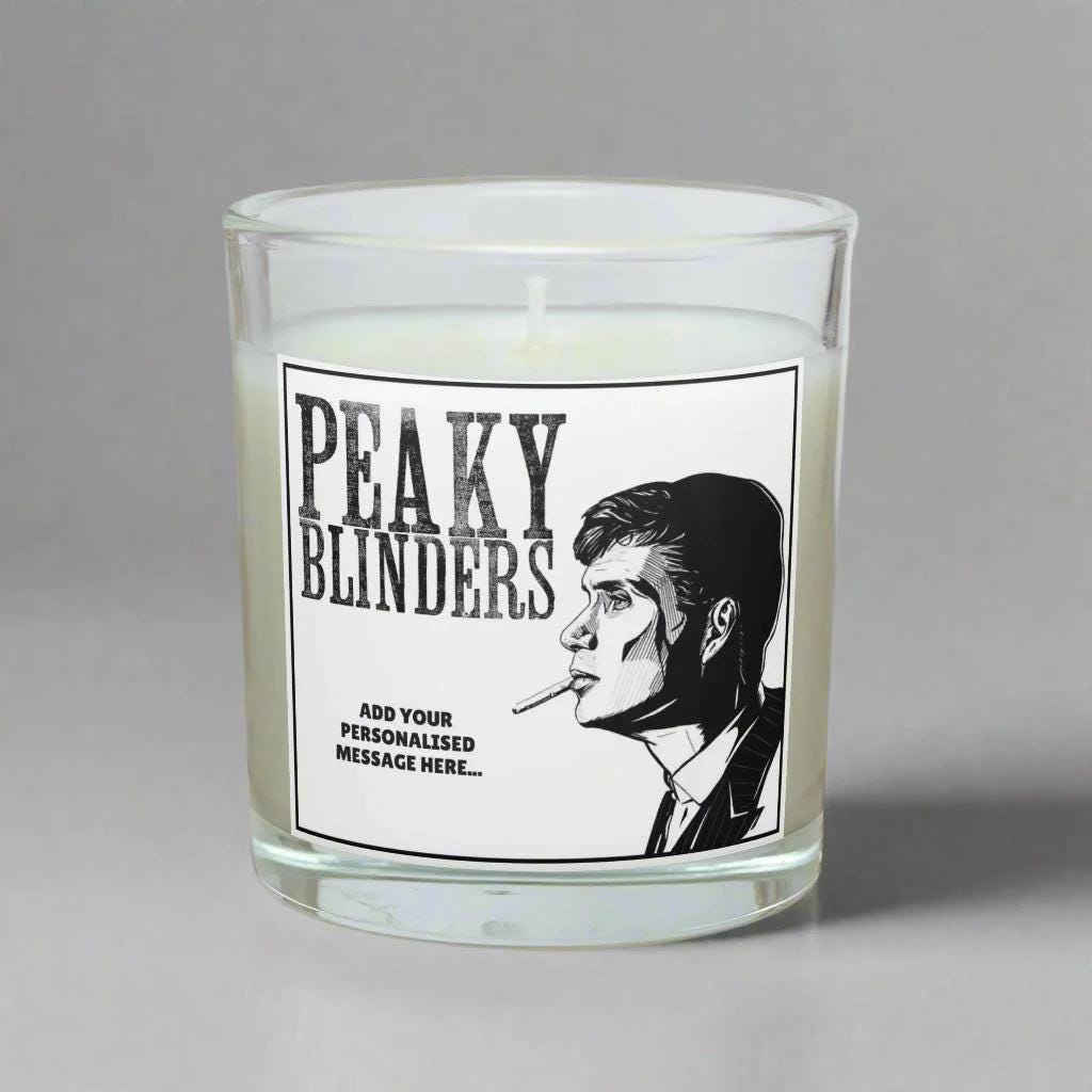 Peaky Blinders Tommy Shelby Personalised Candle | Peaky Blinders Gift | Thomas Shelby Gift | Peaky Blinders Message Novelty Candle Gift Etsy