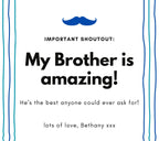 My Brother Is Amazing Personalised Candle | Gifts for Brother | Brother Gifts | Any Message Brother Gift Christmas Etsy