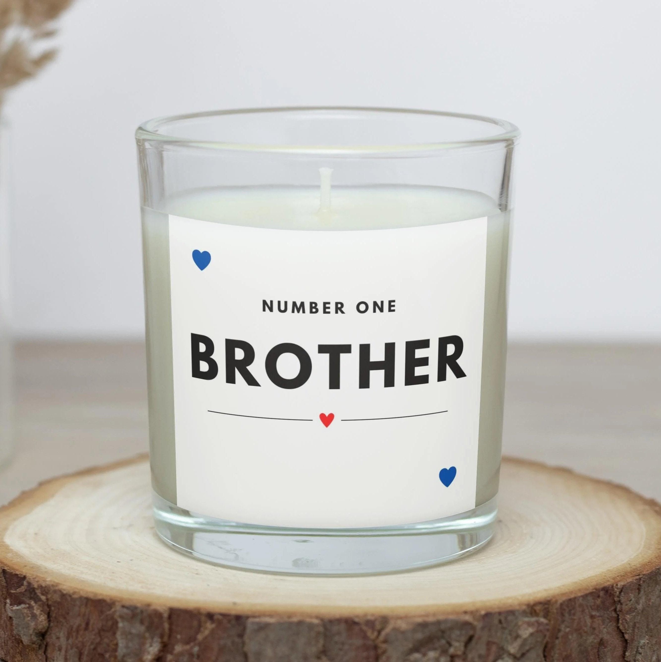 Number One Brother Personalised Candle | Best Bro Gift | Number 1 Brother Candle | Brother Appreciation Candle | Birthday | Christmas Gift Etsy