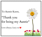 Thank You for Being My Auntie Personalised Candle Gift | Aunty Message | Cute Thoughtful Candle for Auntie | Thank You | Auntie Message Gift Etsy