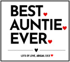 Best Auntie Ever Personalised Candle Gift | Favourite Aunty Gift | Auntie Message Candle | Thank You Auntie Gift | Auntie Birthday Candle Etsy