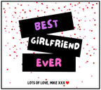 Best Girlfriend Ever Personalised Candle | Best Girlfriend Candle | Best Girlfriend Ever Message | Romantic Gift for Girlfriend | Birthday Etsy