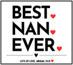 Best Nan Ever Personalised Candle Gift | Best Nan Message Gift | Best Nanna Gift | Best Grandma Gift | Nan Christmas | Nan Birthday Gifts Etsy