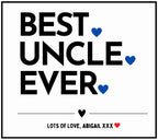 Best Uncle Ever Personalised Candle | Best Uncle Gift | Best Uncle Message Candle | Thank You Uncle | Uncle Birthday | Christmas Candle Gift Etsy