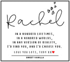 Girlfriend Hearts Name Message Personalised Candle | Gift for Girlfriend | Girlfriend Message Gift | Girlfriend Christmas | Birthday Gifts Etsy