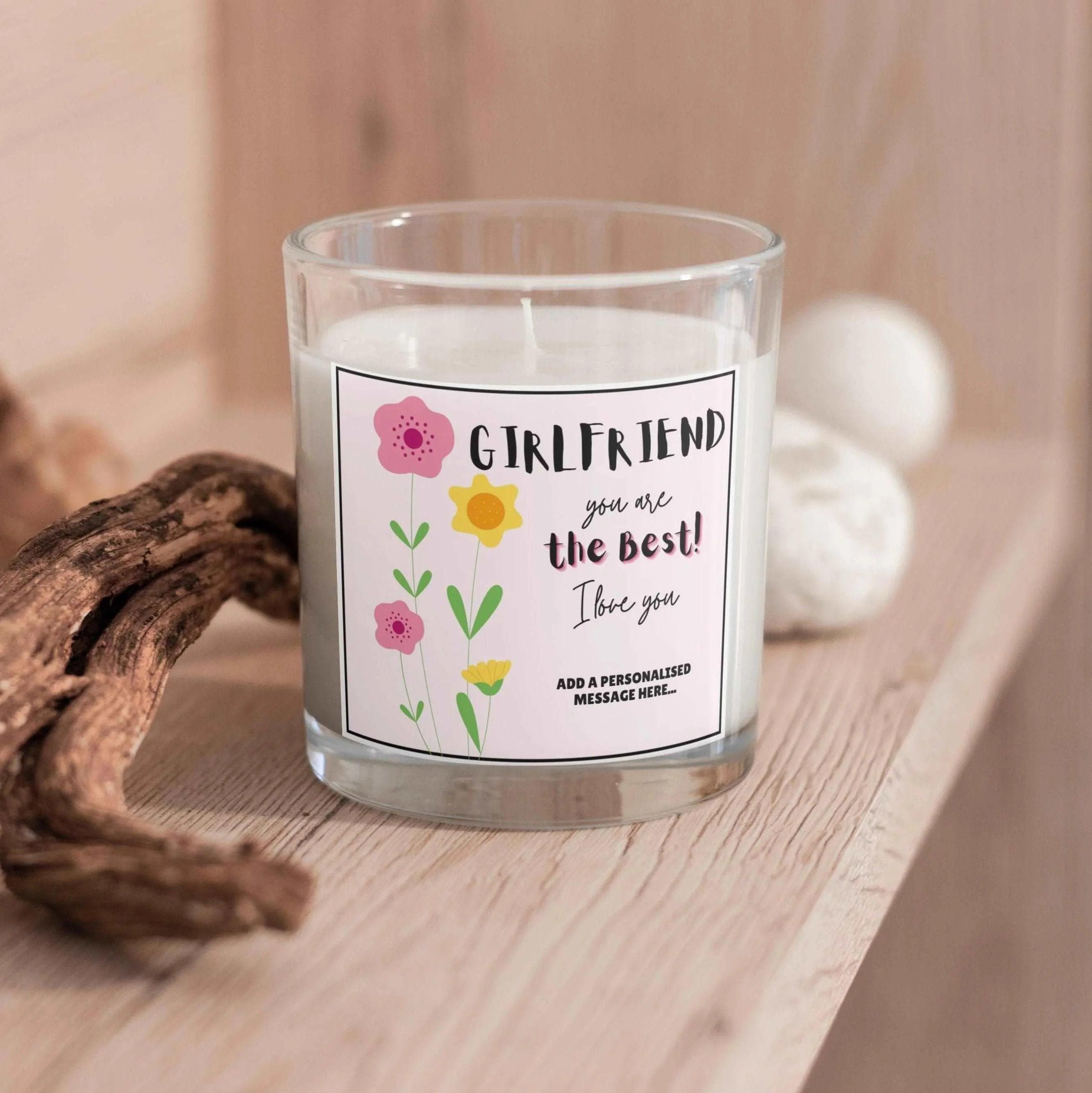 Girlfriend, You are the Best Personalised Candle | Gift for Girlfriend | Girlfriend Birthday | Anniversary | Girlfriend Message | Christmas Etsy