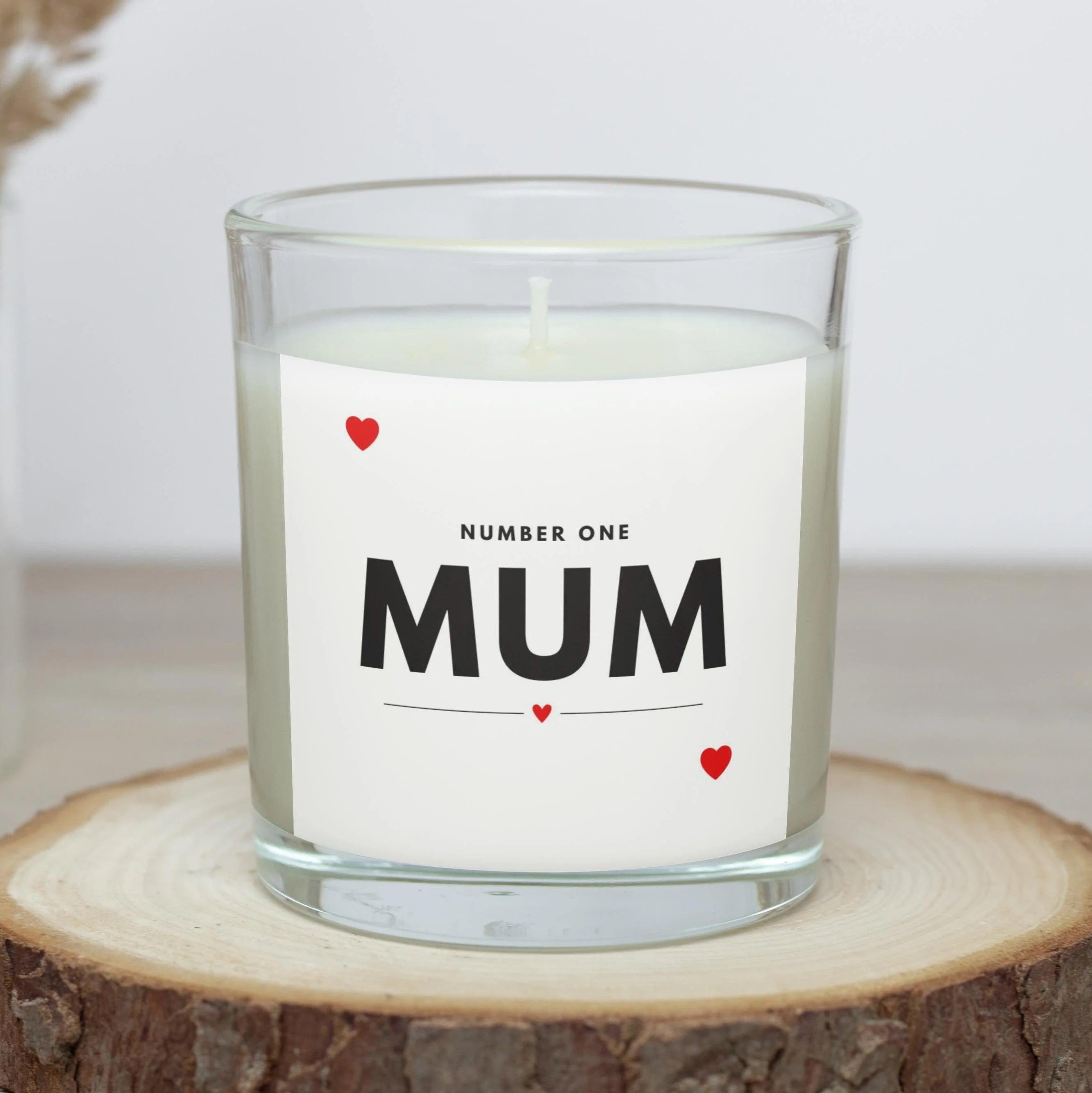 Number One Mum Personalised Candle Gift | No.1 Mum Gift | Mum Birthday Gift | Mum Appreciation Gift | Love you Mum Gift | Best Mum Gift Etsy