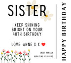 Happy Birthday Sister Personalised Candle | Sister Birthday Gift | Birthday Candle for Sister | Best Gift for Sister Birthday | Custom Gift Etsy