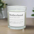 Motherhood Quote Personalised Candle | Mum Quote Gift | Mum Noun Message Gift | Mother Personalised Candle | Mum joke Gift | Funny mum Gift Etsy