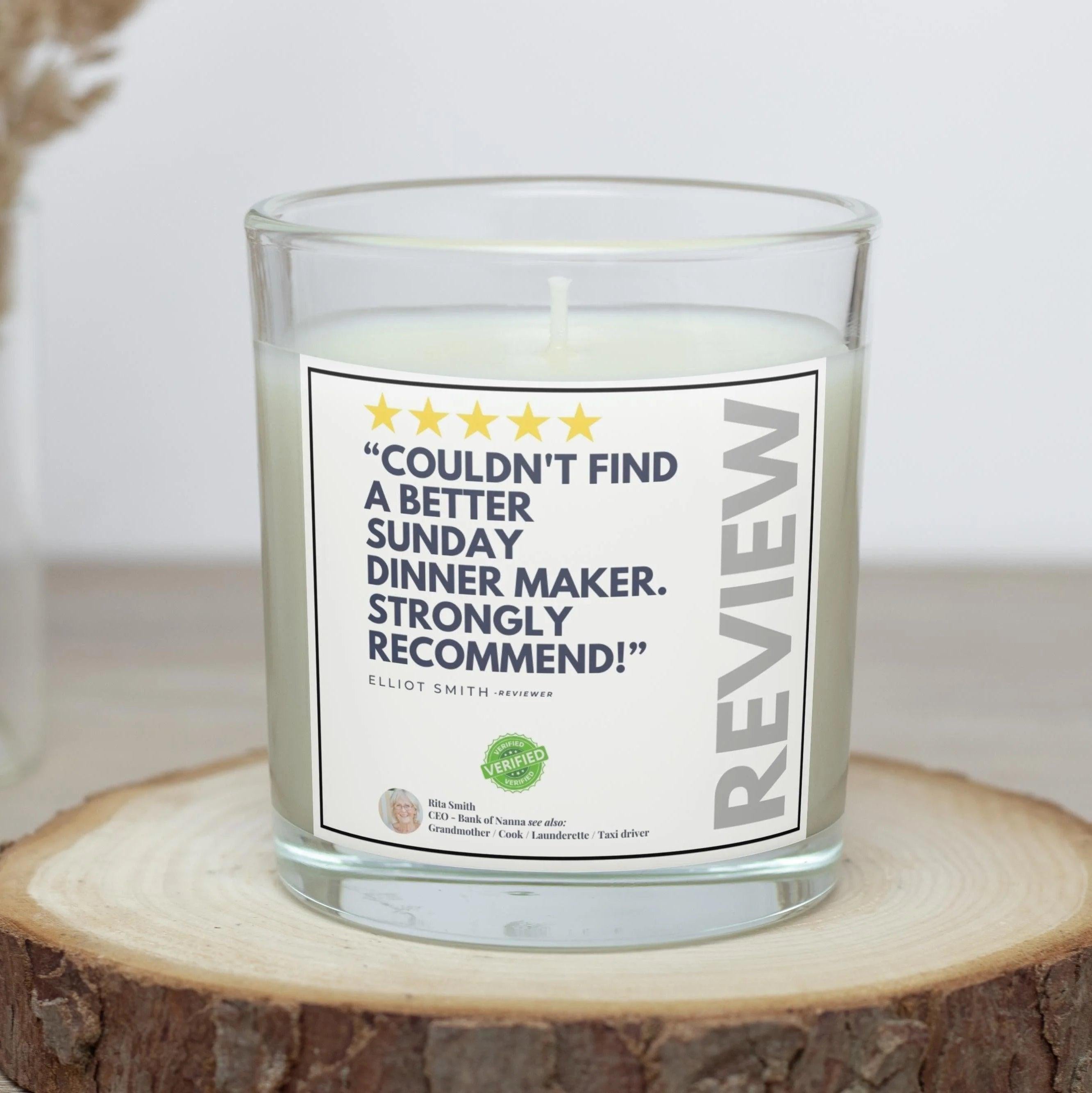 Nanna Funny Review Personalised Candle | Funny Gift for Nanna | Nanna Birthday | Nanna Christmas | Mother's Day | Novelty Nanna Review Gifts Etsy